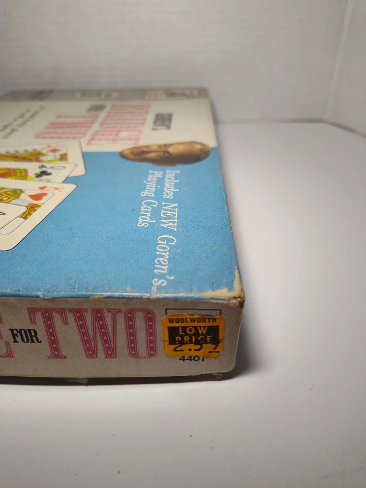 Milton Bradley Goren’s Bridge for Two Card Game #4401 Sealed w/Woolworth Sticker - Image 4 of 4