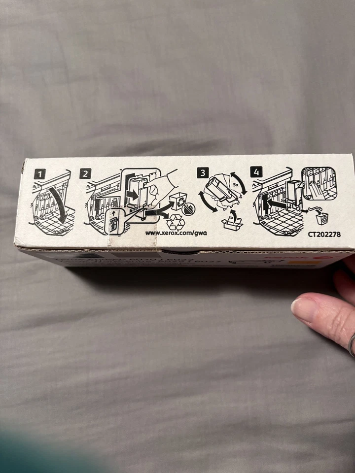 Картридж с тонером Xerox 106R02758 желтый стандартный выход фазер Xerox 6020 - Изображение 3 из 4