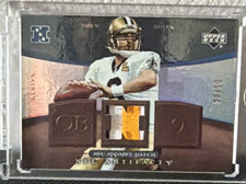 Upper Deck 2007 Artifacts Drew Brees Saints NFC Apparel Patch /60