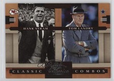 2008 Donruss Classics Classic Combos /1000 Hank Stram Tom Landry #CC-14 HOF 00ws