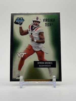 2024 Bowman Chrome University 1955 Bowman 55B-22 Kyron Drones, Virginia Tech