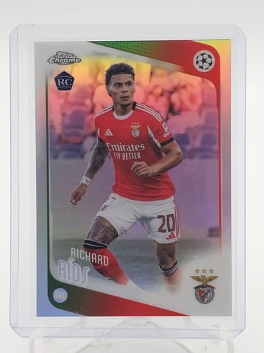 RICHARD RIOS 2025-26 TOPPS CHROME UCL REFRACTOR ROOKIE #16 BENFICA Q4721