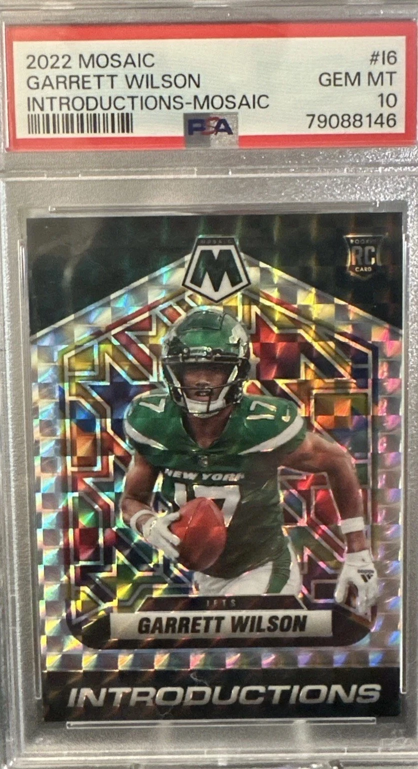 Garrett Wilson Panini Mosaic Introductions #I6 Mosaic