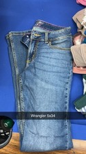 Wrangler Bootcut Jeans Blue Denim Women  s