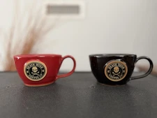 NIB Death Wish Coffee Mug Cup Espresso Set Red Black Deneen Pottery. 1/500
