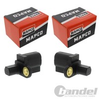 2X Mapco ABS-SENSOR Raddrehzahl Hinten Passend FüR Ford C-MAX Focus Galaxy Kuga