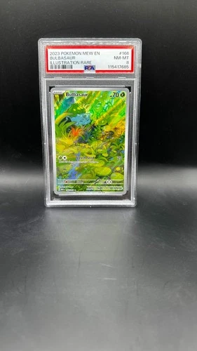 Bulbasaur 166/165 Sv: Scarlet & Violet 151 Holo PSA 8