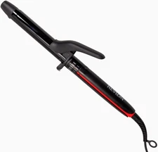 Revlon Smoothstay Coconut Oil Infused Curling Hair Iron - 1" Black Red
