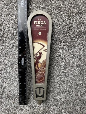 The Tank Brewing Co. La Finca Miami Beer Tap HAndle Multicolor Wheat Saison