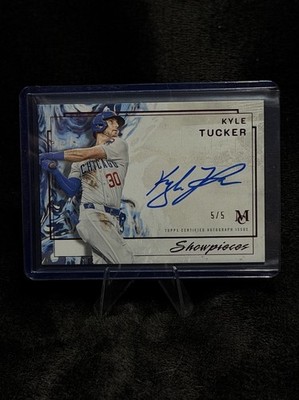 Topps Museum 2025 Kyle Tucker Showpieces Autograph Card SA-KT 5/5 Bookend