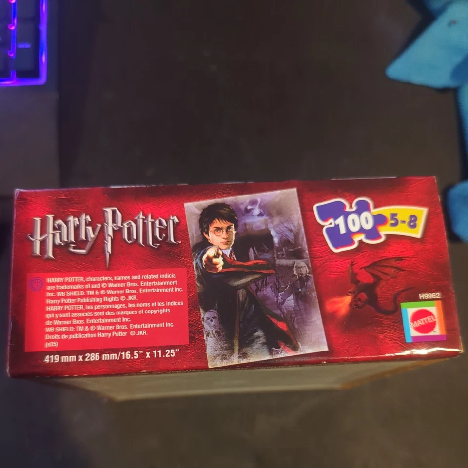 Harry Potter Puzzle Very Rare 24pc Quidditch Cup Sealed NEW! Mattel Nimbus 2000 - Image 2 of 4