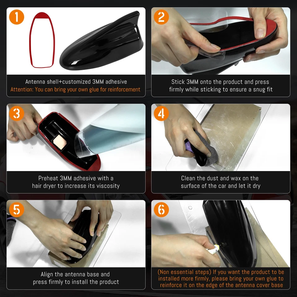 Cubierta base antena aleta tiburón repuesto para Hyundai Kona 2018-2022 96210-J9300 Foto 2 de 4