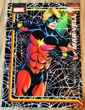 2026 Topps Chrome Marvel MAR-VELL #135 Spider-Web Refractor #'d 99/399