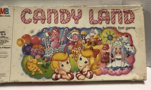VINTAGE Candy Land 1984 Children's Board Game Milton Bradley
