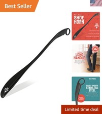 Red Moose Shoe Horn Long Handle Metal 24 inch - Durable and Sturdy for Shoes ...
