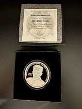 2025 Deny Truth Silver Shield World War Meme #132 1oz .999 Mintage 256 Proof