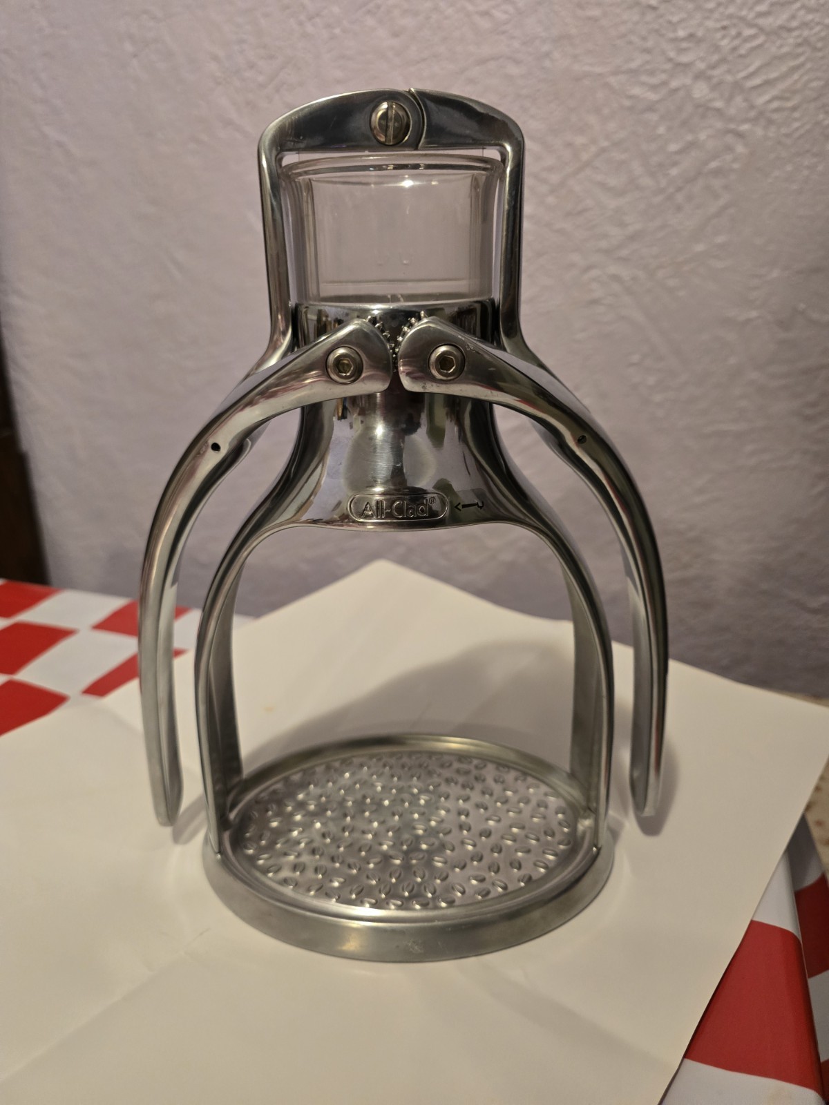 All-Clad Presso Manual Espresso Machine, Aluminum No Electricity needed