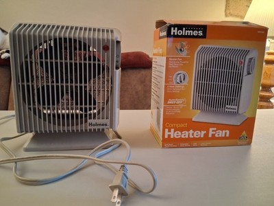 HOLMES COMPACT HEATER FAN 1500W 3 SETTINGS FAN,LOW HEAT,HIGH HEAT TESTED WORKS
