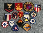 Vintage WW2 Era Lot of 15 Military Patches From Estate