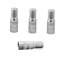 4 PCS Valve Stem Extenders Screw-on Car Tire Valve Stem Extension Adapter, 27mm