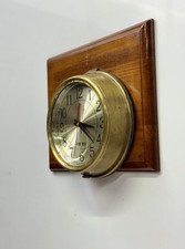 Made in China Brass Ship Clock | Chijiu Nautical Slave Wall Timepiece Vintage