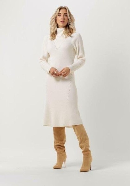 Women Dries Van Noten Dress White Nylon 36