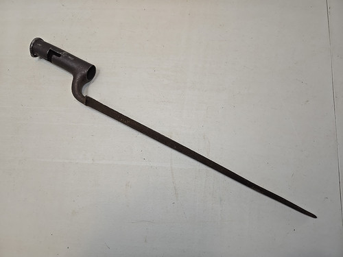 Revolutionary War British Brown Bess Socket Bayonet - Marked