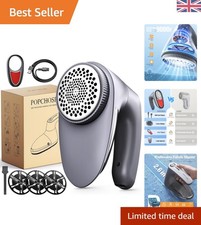 Stylish Rechargeable Bobble Remover - Efficient Lint Shaver for Sofas & Clothing