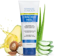 Advanced Clinicals Cracked Heel Foot Cream Skin Care Moisturizer Lotion For Feet