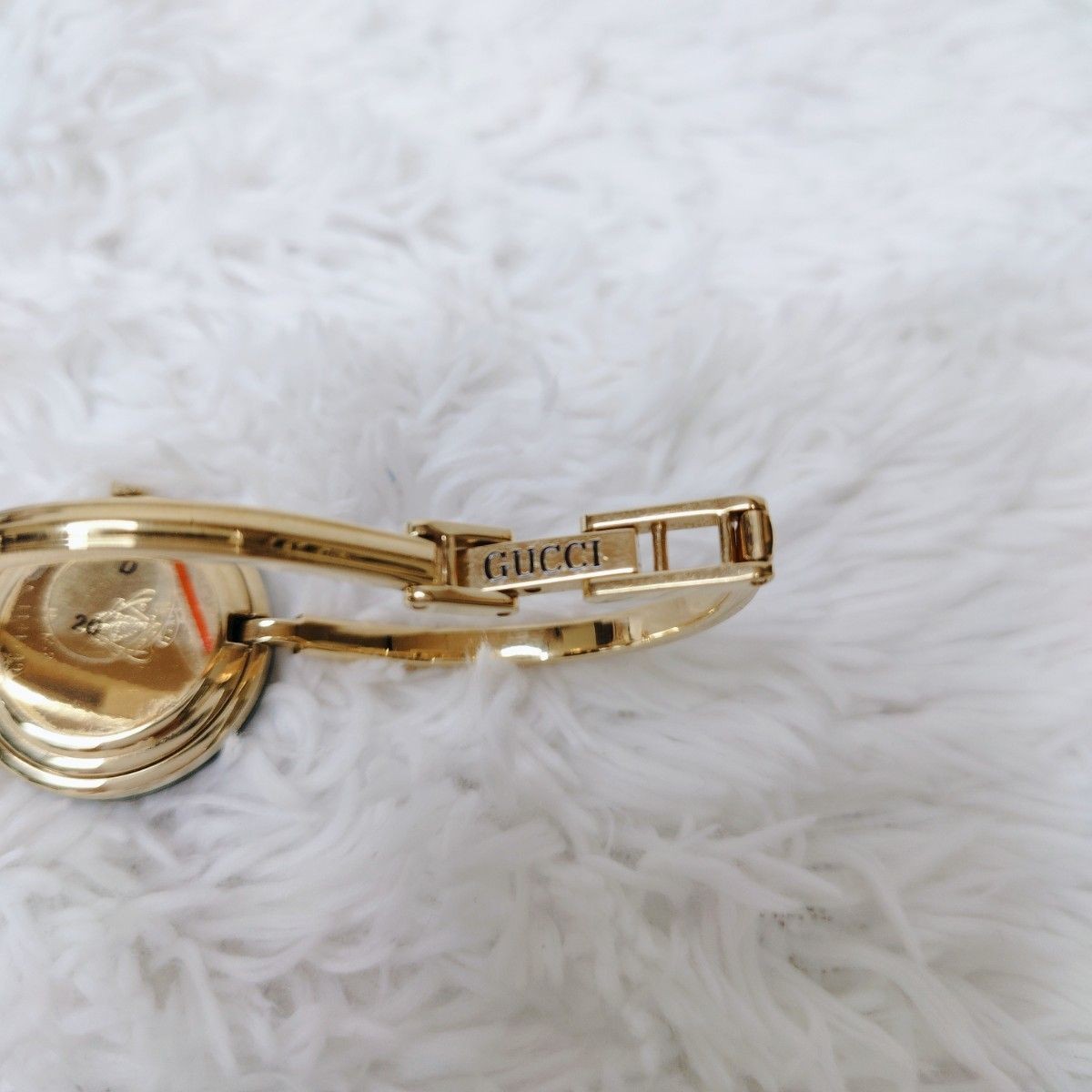 GUCCI Change Bezel Watch 28.4mm Gold White Dial 12 Colors Vintage Japan thumbnail 11