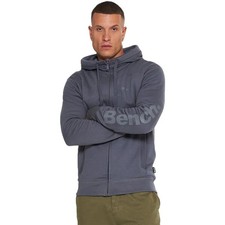 RRP £59.99 - Bench Braxton Mens Zip Up Hoodie Fleece Designer Hooded Jacket