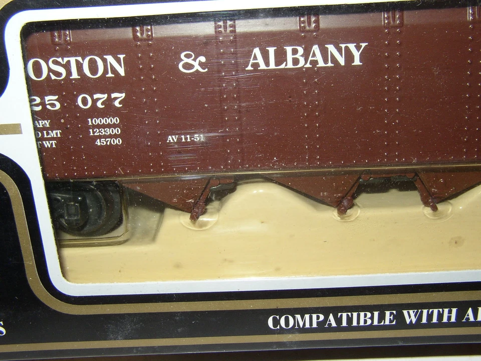 K Line Boston & Albany die cast Hopper w/ Coal Load K623 3181 #25077 NEW NIB - Image 2 of 3