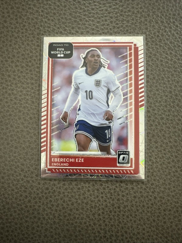 Panini 2026 Donruss Road to FIFA WC Optic Silver Lazer Eberechi Eze #68 England