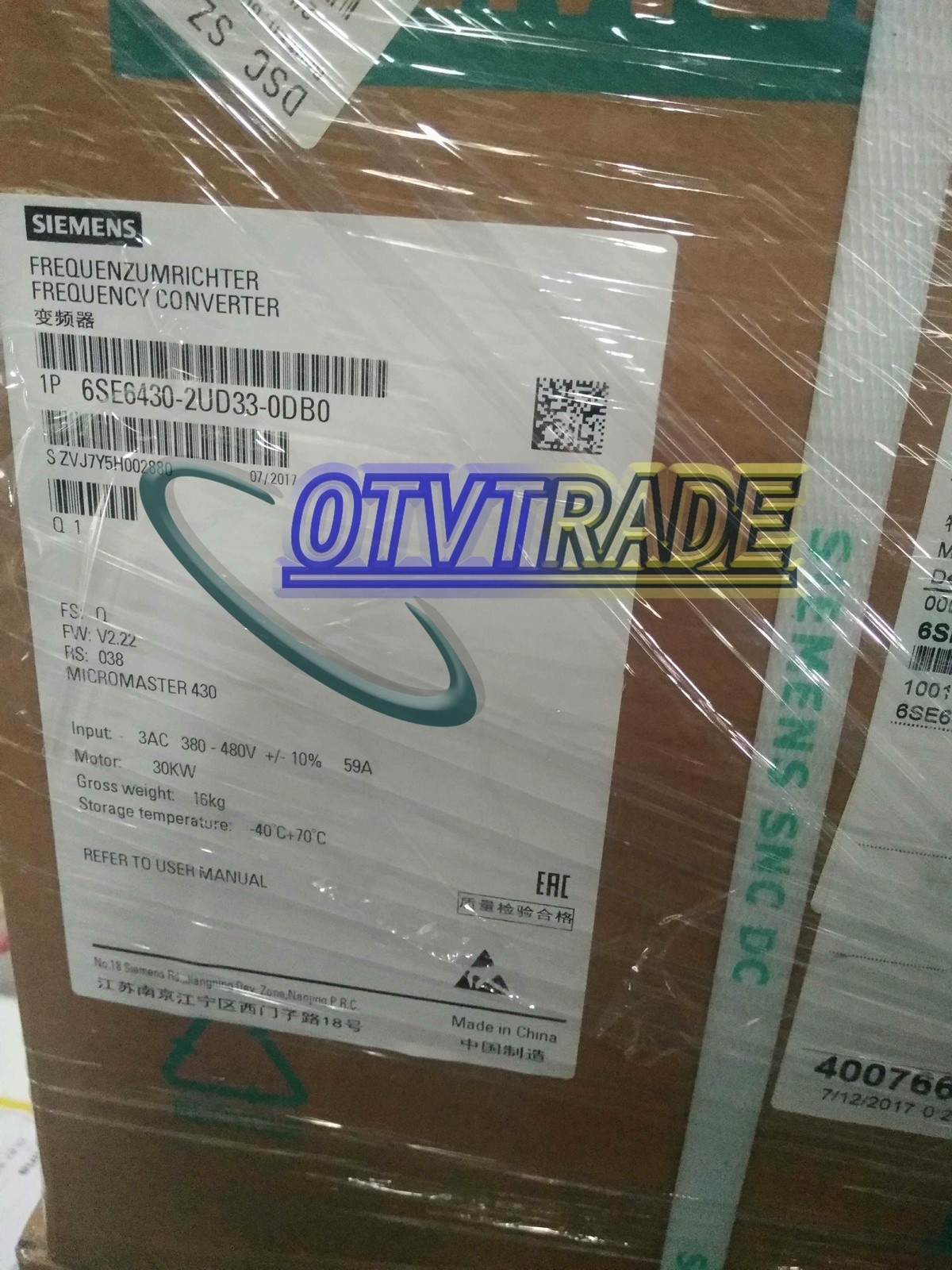 ONE NEW   6SE6430-2UD33-0DB0 6SE6 430-2UD33-0DB0 #am