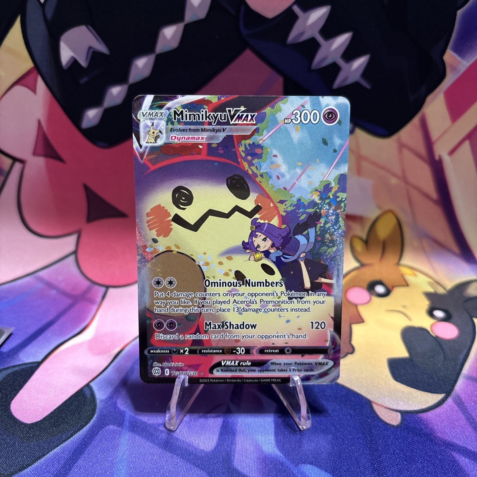 Mimikyu VMAX TG17/TG30 Ultra Rare Pokemon Swsh09 Brilliant Stars NM/MINT