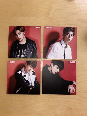 Official BTS Member SET DANGER Japanese Ver. Limited Dust Changing Jackets CD PC
