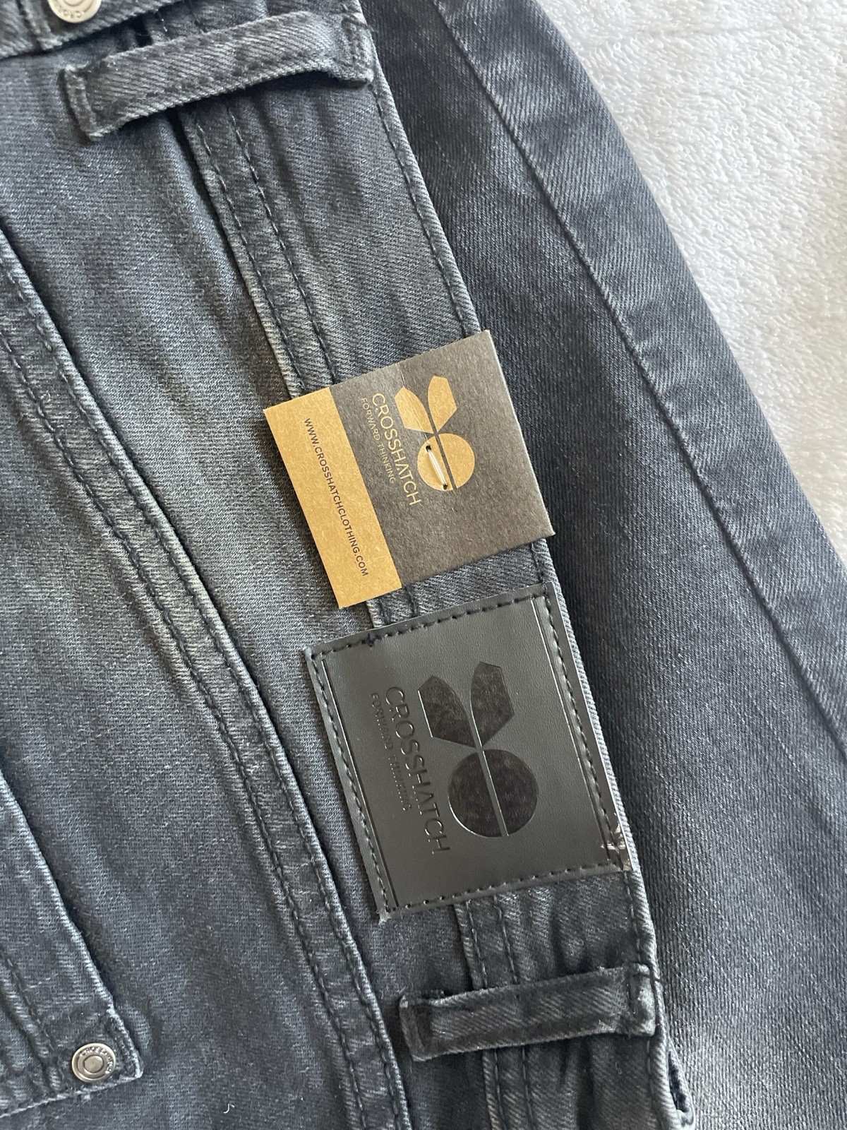 Crosshatch Men's Black  Jeans 40 S image 3