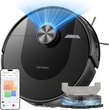 Saugroboter mit Wischfunktion 8000Pa LiDAR Navigation 180Min Staubsauger Roboter