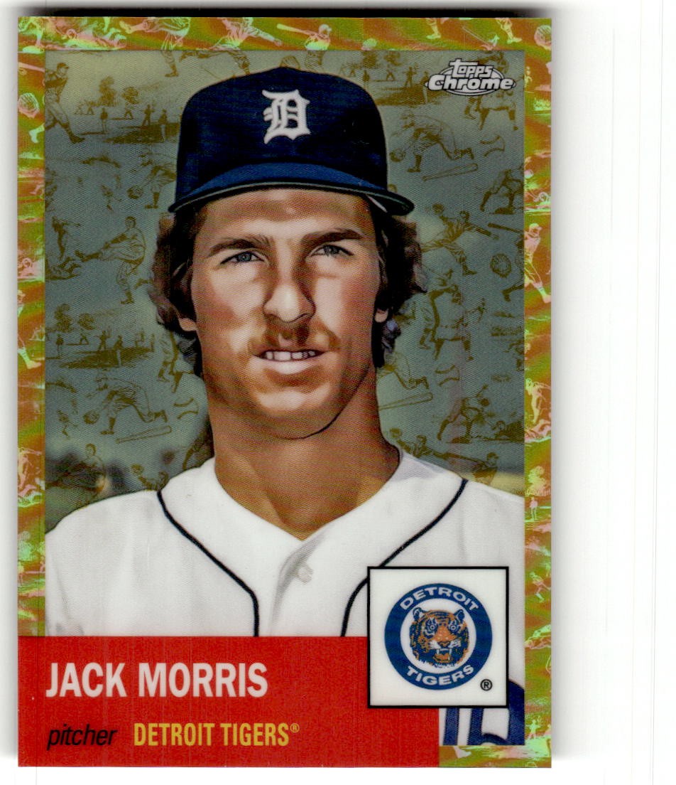 2022 Topps Chrome Platinum Anniversary Jack Morris Gold Refractor #/50 #225