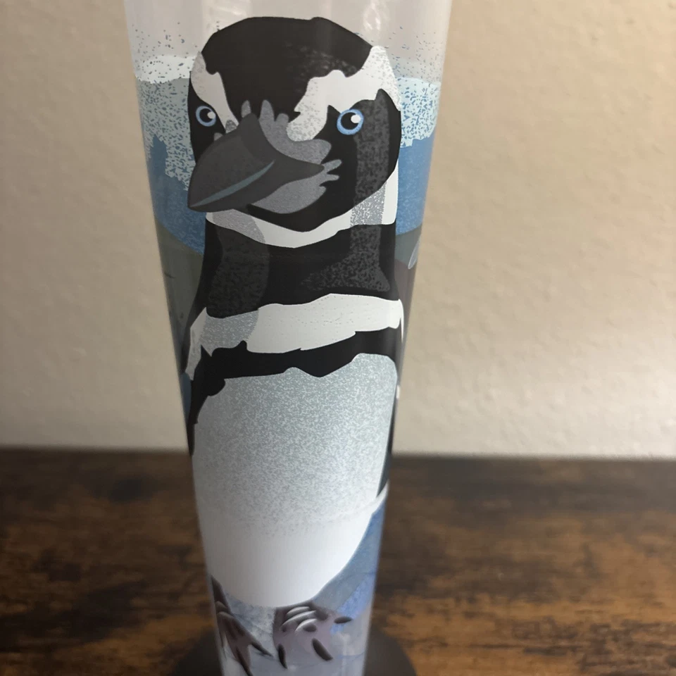 Whirley Drink Works 20oz Plastic Pilsner Cup Arctic Animal Theme Penguin - Image 2 of 4