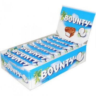 Bounty Bar Milk Chocolate Covered Coconut 57g x 24