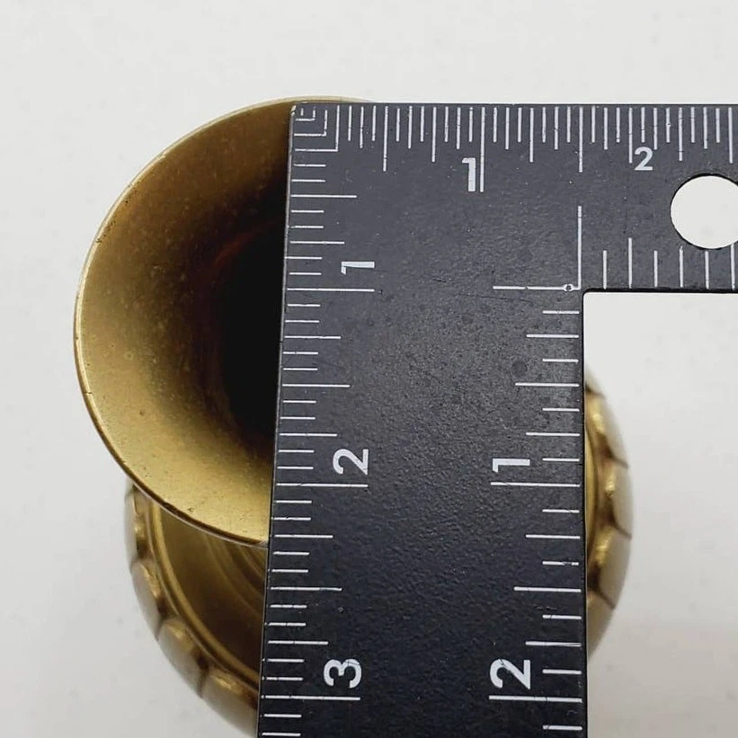 The Nelson Rockefeller Collection Brass Vase Decorative Indian Art Vintage 9" - Image 4 of 4