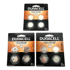 3 packs of Duracell CR2016 3V Lithium Battery Child Safety Features