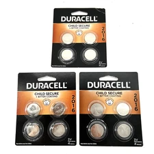 3 packs of Duracell CR2016 3V Lithium Battery Child Safety Features