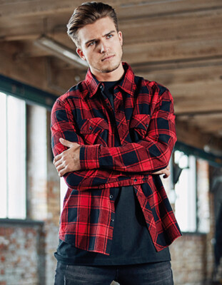 Build Your Brandit Check Shirt 4 Farben Flanellhemd S bis 5XL BYB4002 (C)