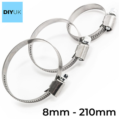 Buy 30mm-45mm x 12mm Hose Clamps (DIN 3017) - Stainless Steel (18