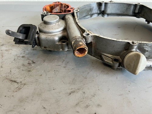 1990 KAWASAKI KX250 OEM ENGINE MOTOR CRANKCASE CRANK CASE CLUTCH SIDE COVER 035 - Picture 5 of 12