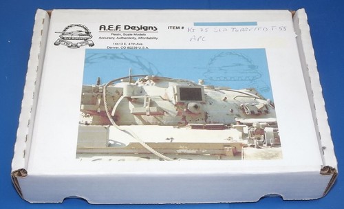 1 35 AEF Designs T 55 APC SLA Christian Militia Turret Resin 