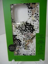 KATE SPADE IPHONE 15 PRO MAG SAFE MULTI-COLOR FLORAL W/STONES PROTECTIVE CASE