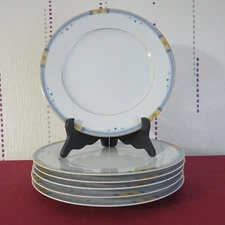 6 Tharaud Limoges Porcelain Presentation Plates Agema Model Ø 26.5